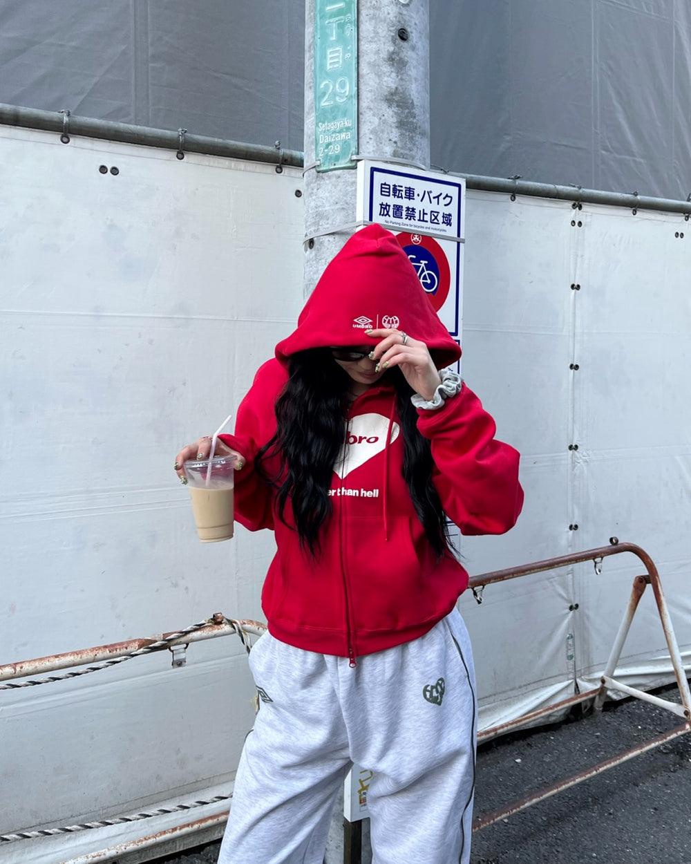 HTH × UMBRO zip hoodie – YZ