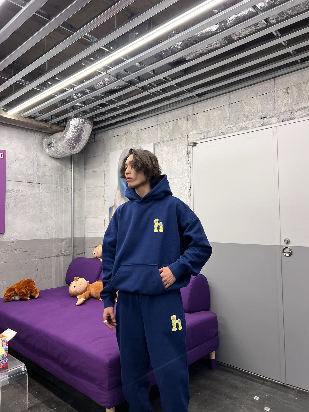 H flower logo hoodie setup – YZ