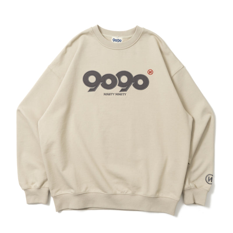 9090 OG Logo Satin Crewneck Sweat (Light) – YZ