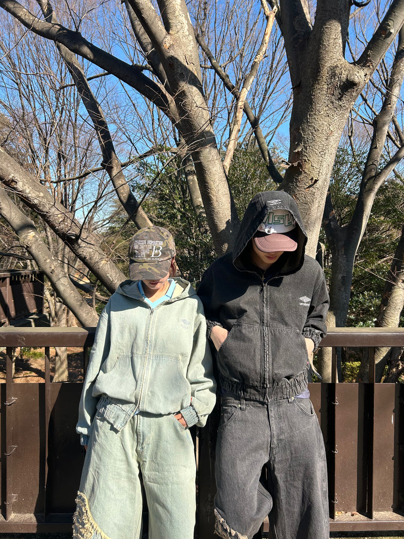 9090 × umbro Denim Zip Hoodie – YZ