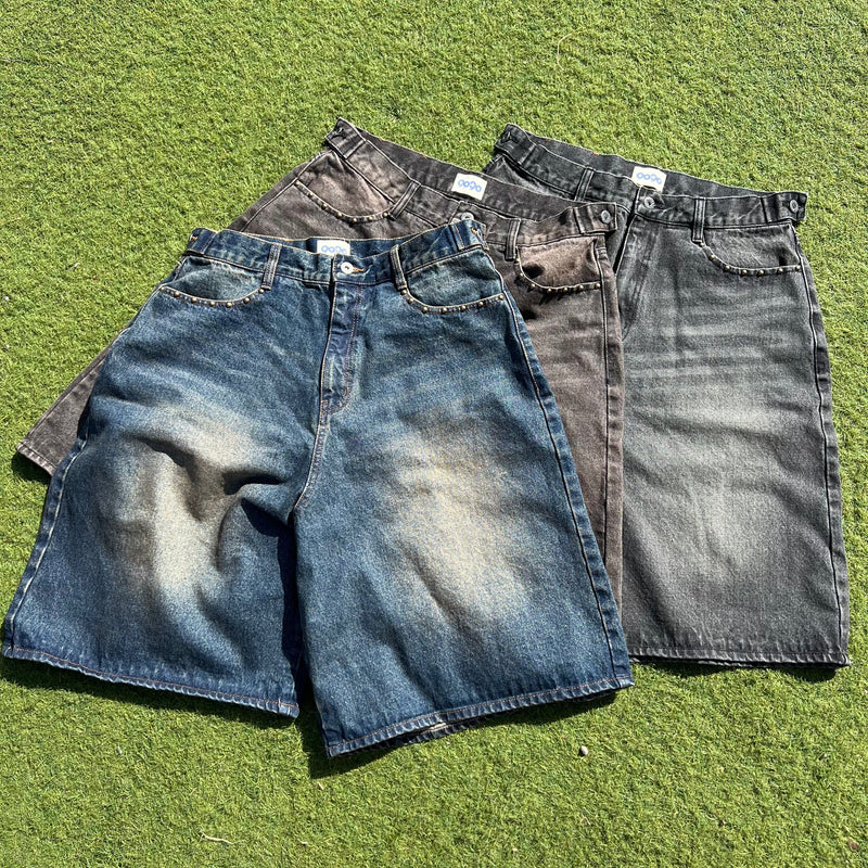 Studs Buggy Denim Shorts – YZ