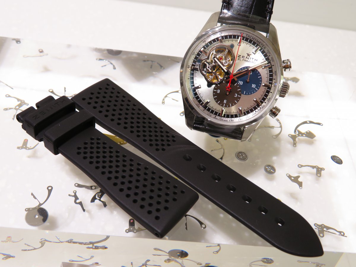 クロノマスター、デファイ エル・プリメロ21用ラバーストラップが再