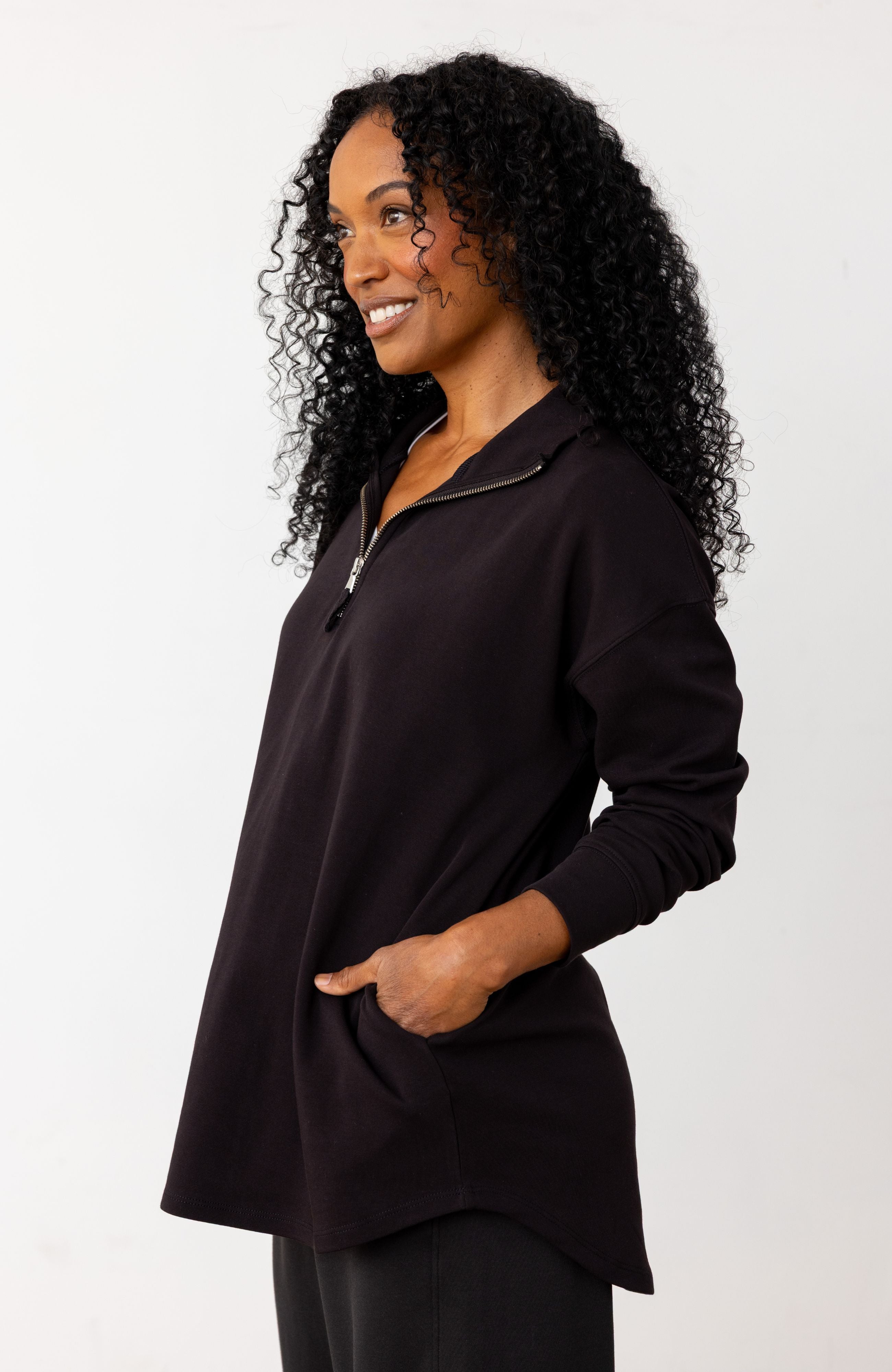 Million Miles Quarter Zip Pullover – zestt llc