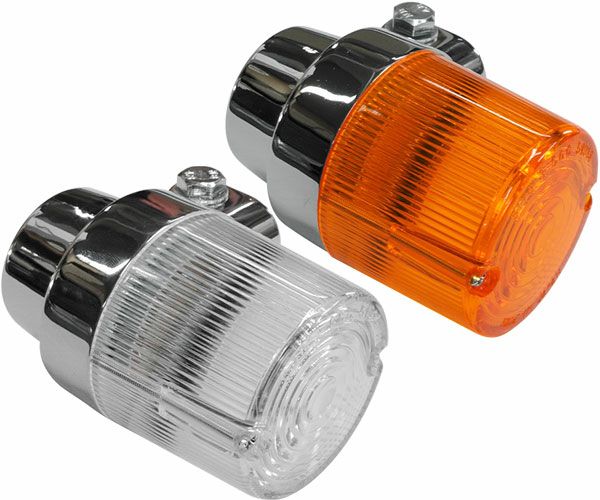 CGC ヨーロピアンウインカー300型メッキ【丸】 | 旧車バイクカスタム