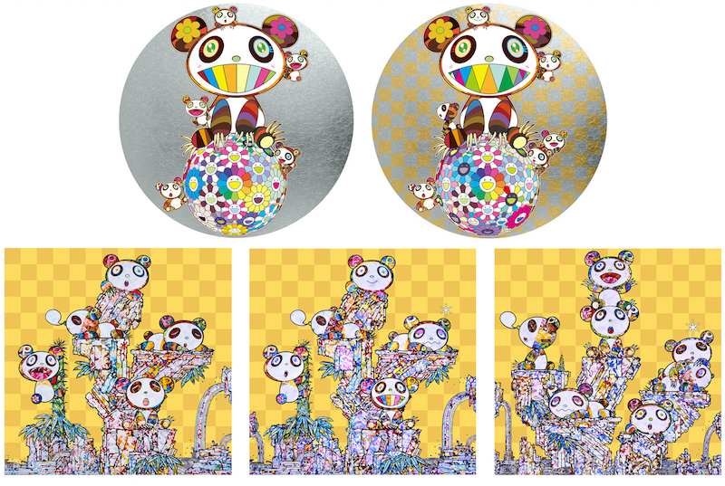 村上隆新作ポスター パンダ5種を販売いたします。 | Zingaro official Web