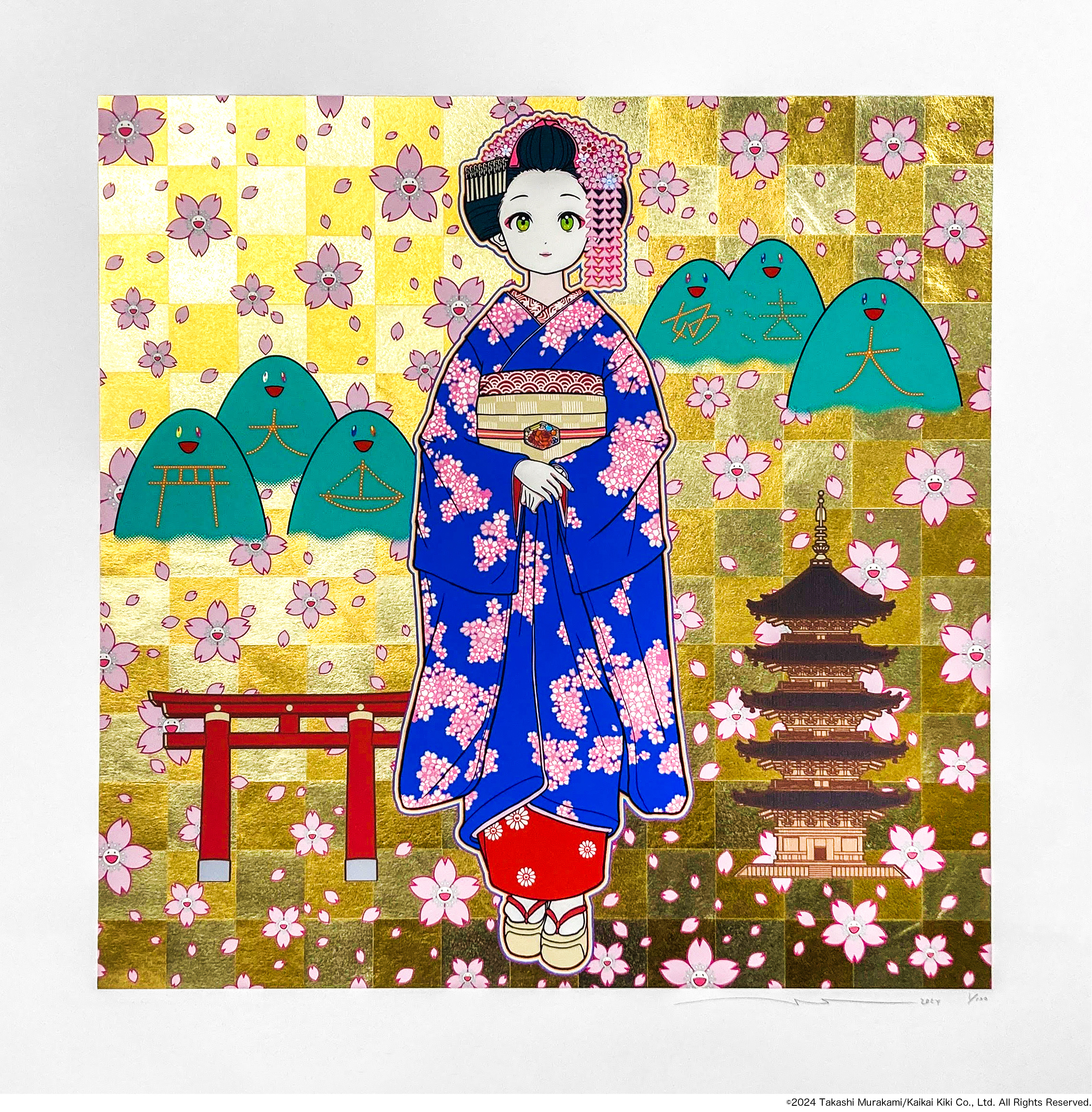 11月5日(火)12時よりWEBショップにて、 村上隆エディションサイン入り