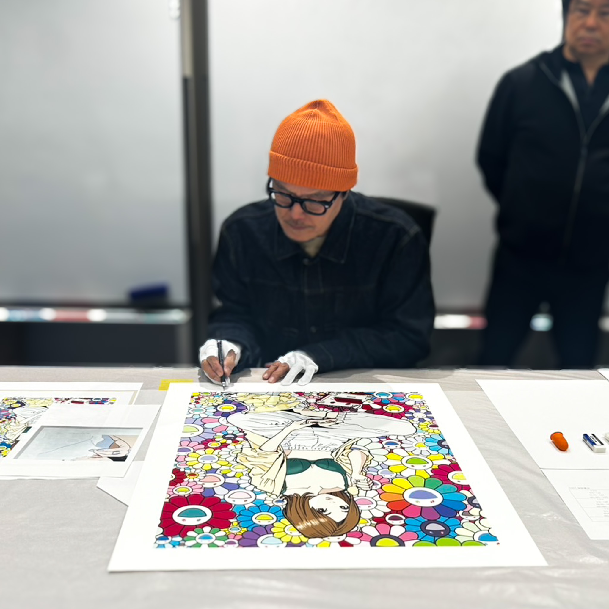 3月3日(月) 12時よりWEBショップにて、江口寿史・村上隆エディション