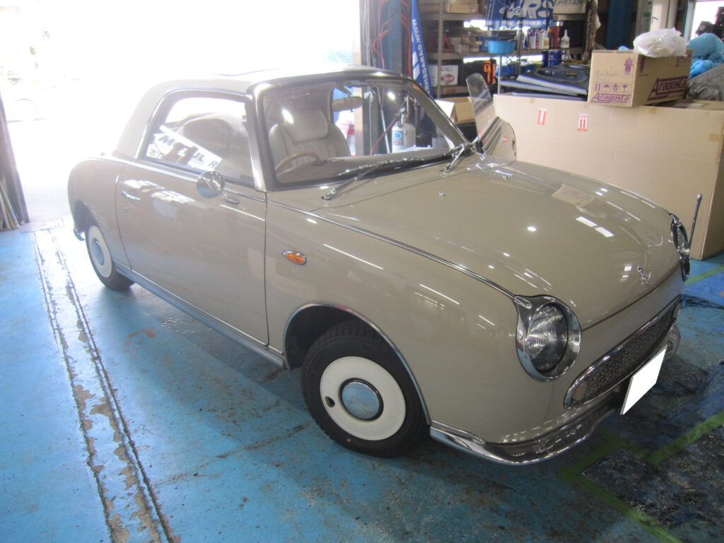 FK10 フィガロ サビ止め作業 ｜ 車の錆止め・アンダーコート