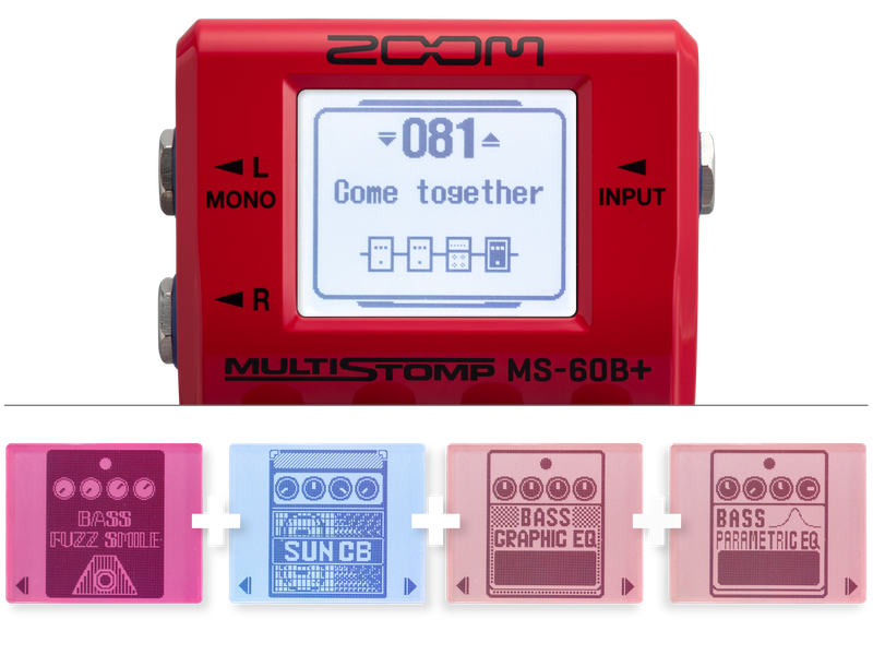 MS-60B+ MultiStomp for Bassists | Buy Now | ZOOM