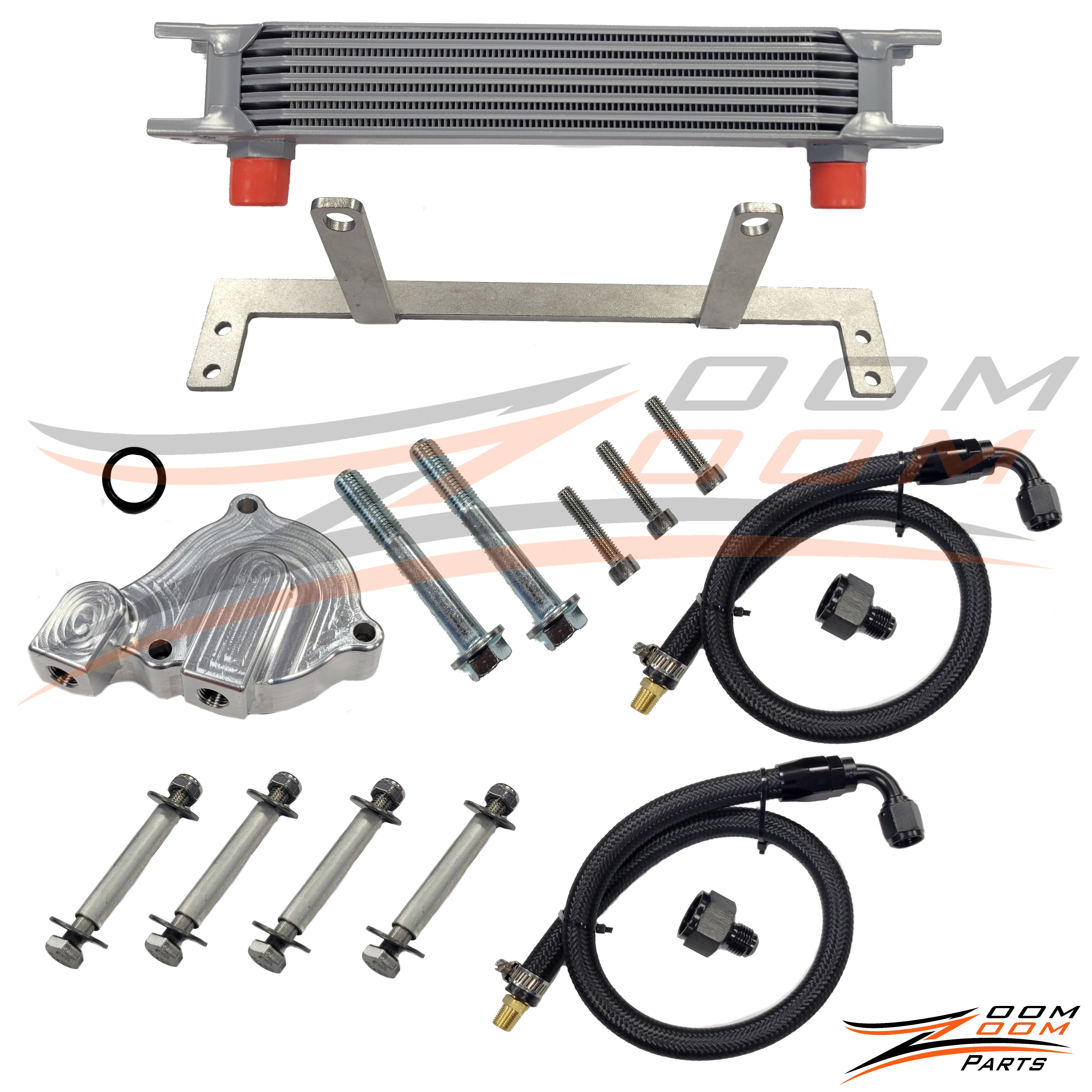 Upgraded Oil Cooler Kit For 1993-2008 Honda trx300ex / 1987-1992