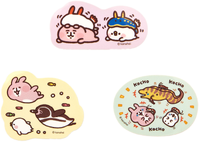 ピスケ＆うさぎと水族館・動物園 | カナヘイの小動物 ゆるっとストア