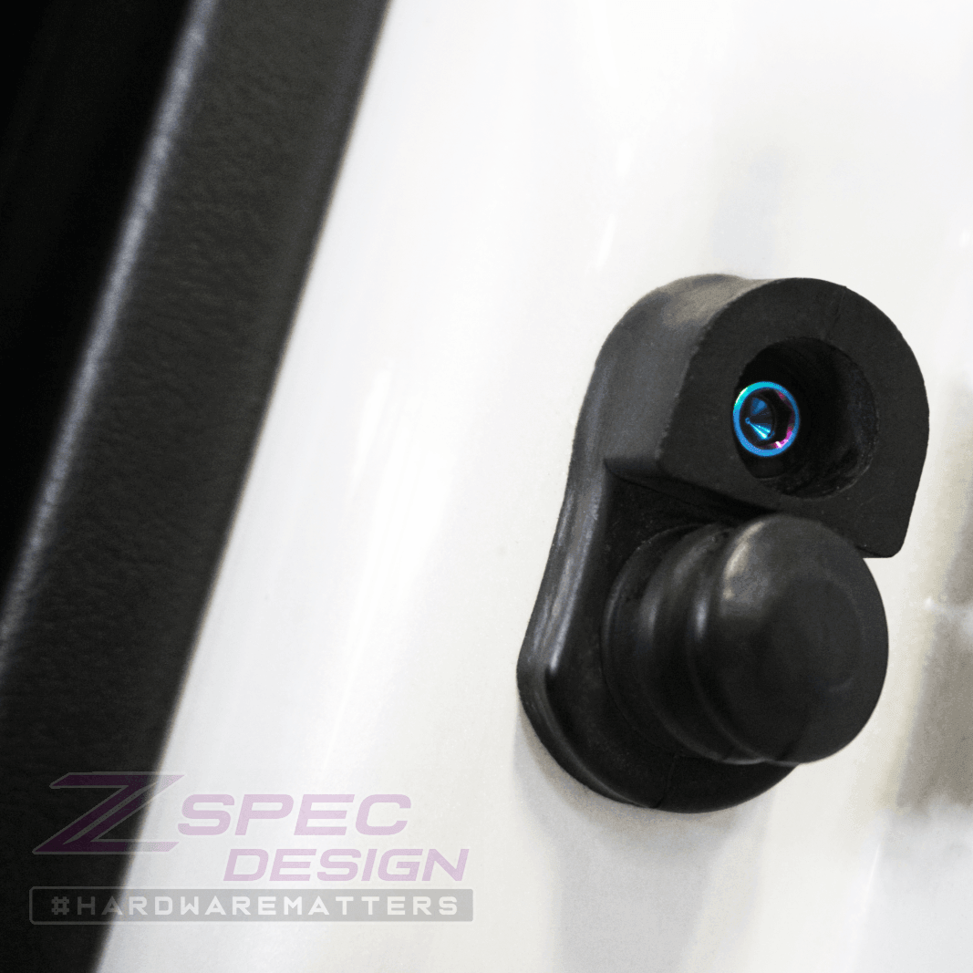 ZSPEC Fastener Kit, Door Jams Area for Nissan Z32 300zx, Titanium