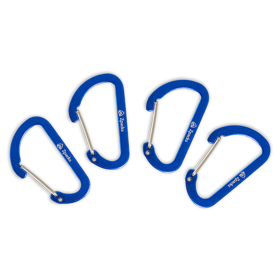 Blue Mini-D Wiregate Carabiner (4 Pack) – Zpacks
