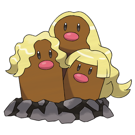 ディグダ アローラのすがた｜ポケモンずかん