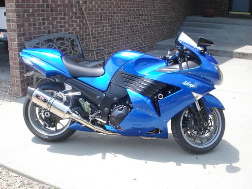 2007 ZX14 Blue