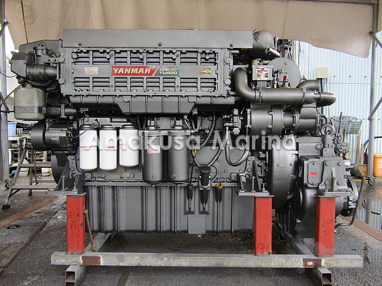 YANMAR 6LXS-GT 850hp(3.03) | AMAKUSA MARINA Co.