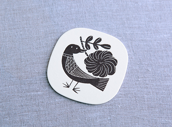 鹿児島睦＿図案コースター（八枚入） - デザイン雑貨・オーガニック