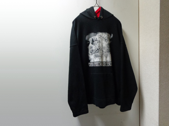 90'S RAGE AGAINST THE MACHINE SWEAT PARKA（レイジ アゲインスト ザ