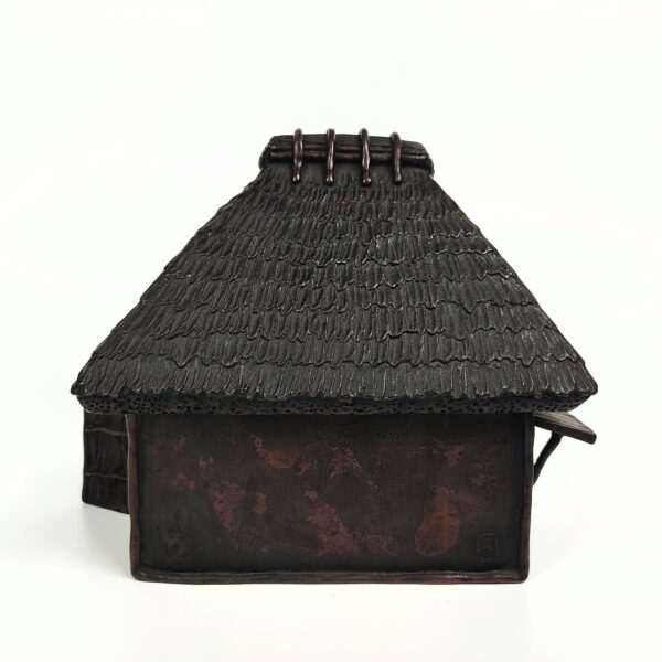 斑紫銅葛屋香炉 三浦研斎作 共箱付 – 古美術西川