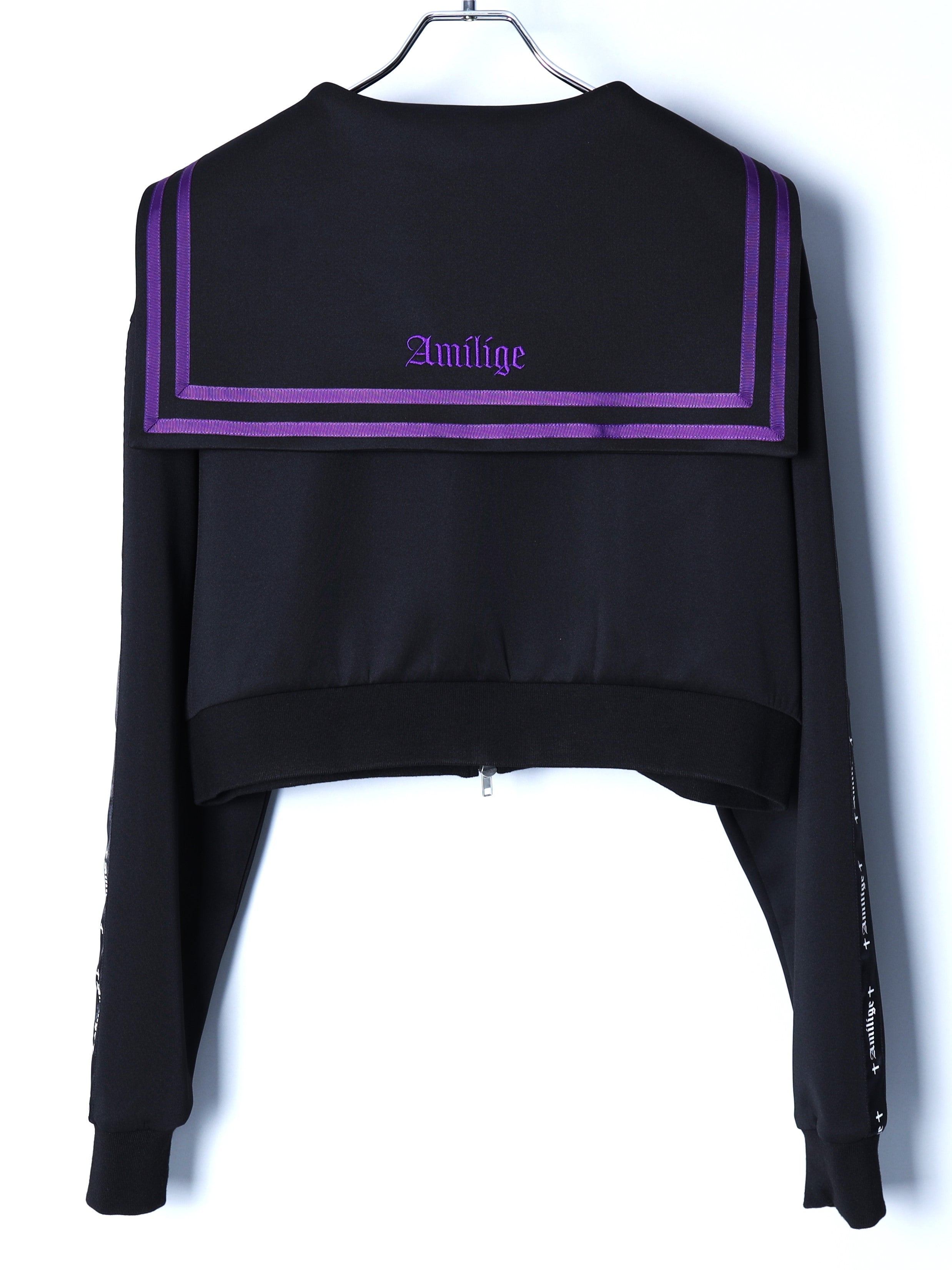 セーラーカラーフロントZIPジャージ– A AM STUDIO