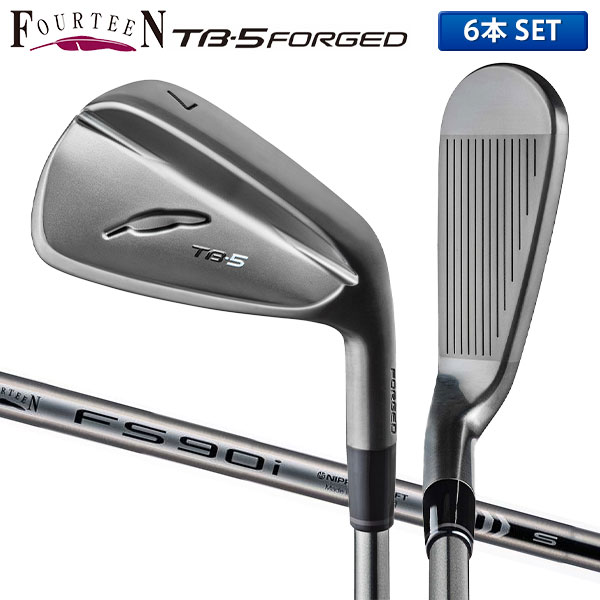 フォーティーン TB-5('25) FORGED ダイヤモンドブラックサテン仕上げの