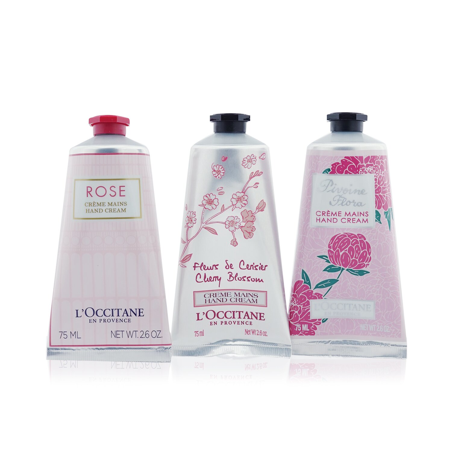 L'Occitane Pink Flowers Hand Cream Collection: Pivoine Flora +