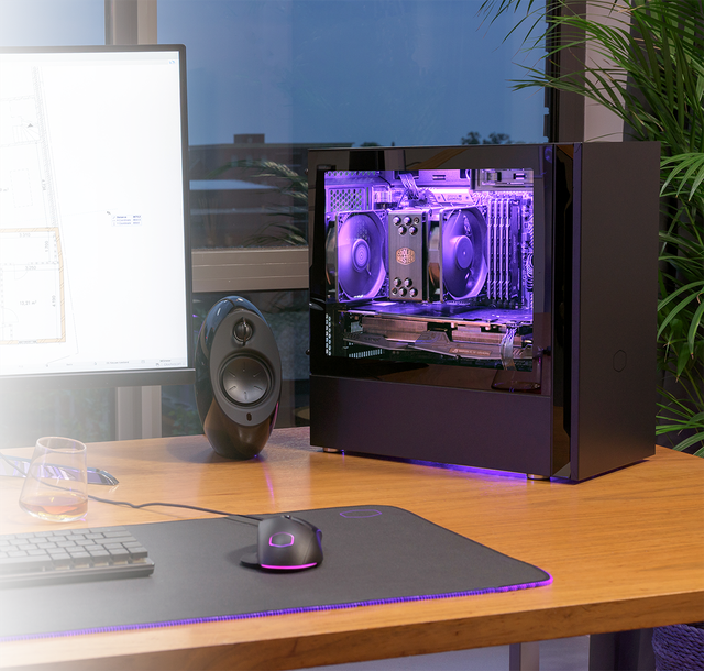 Silencio S400 White Mini Tower PC Case | Cooler Master