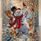 Frosty Forest Friend is complete! ❄️ : r/diamondpainting