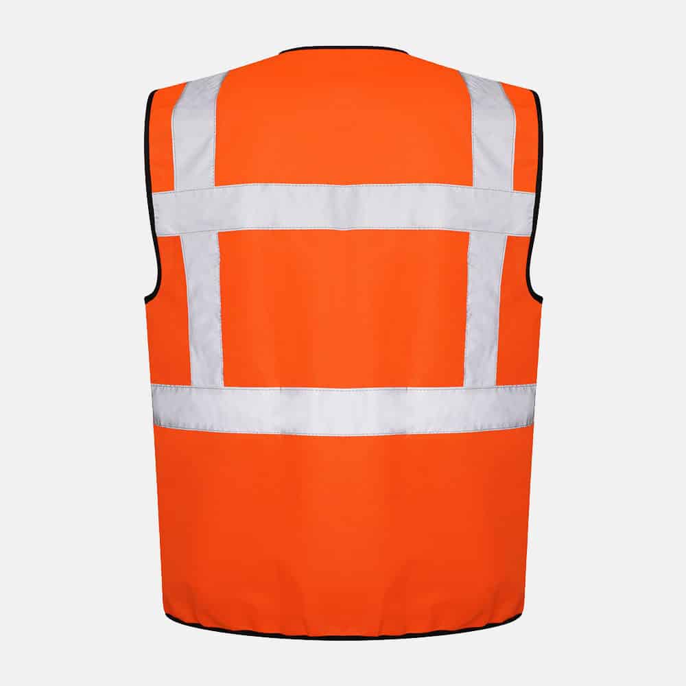 Hi Vis Executive Safety Vest Orange | A2z Workwear