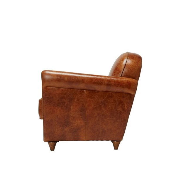 OAKS CLUB CHAIR / CRACK LEATHER | JOURNAL STANDARD FURNITURE