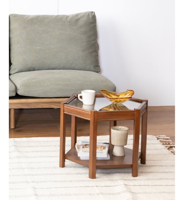 BROOKS HEXAGON TABLE / GLASS | JOURNAL STANDARD FURNITURE