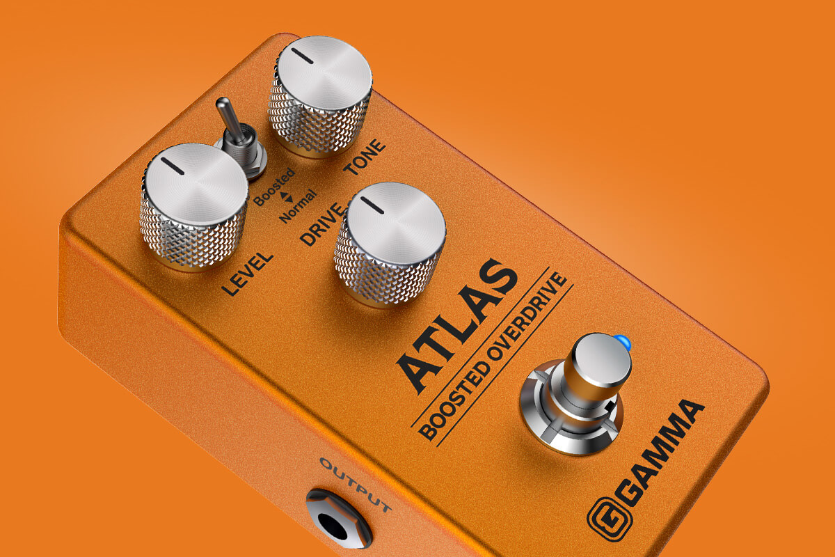 GAMMA ATLAS Boosted Overdrive Pedal