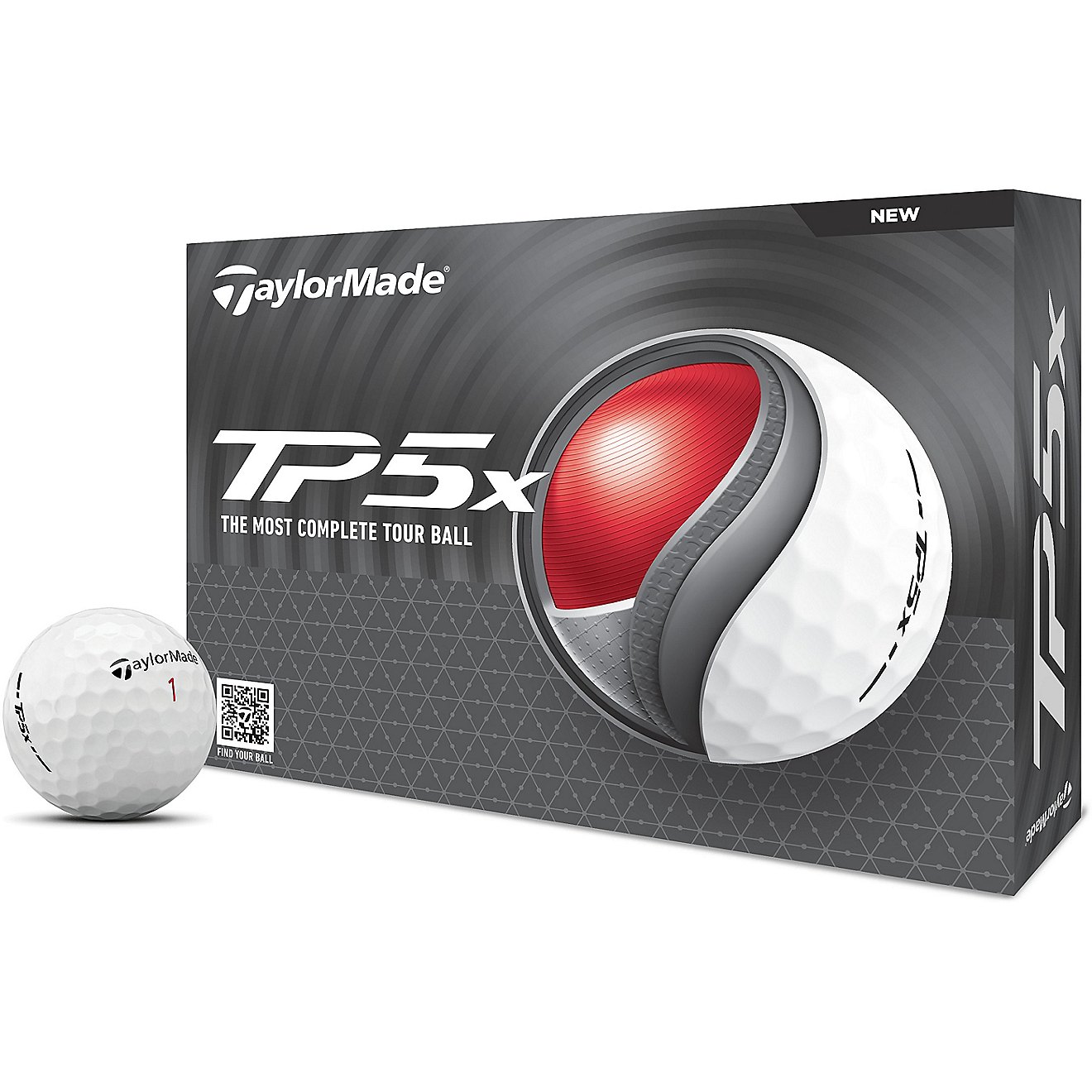 TaylorMade 2024 TP5 Golf Balls 12-Pack | Free Shipping at Academy