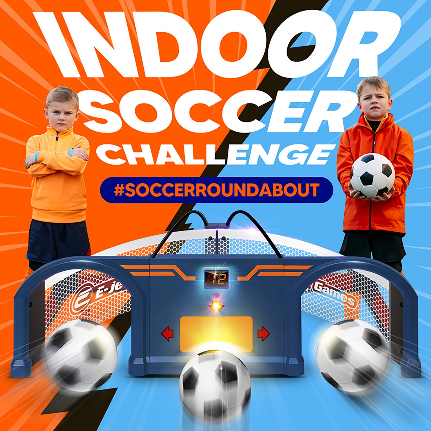 E-Jet Sport Games Soccer Roundabout Indoor Arcade Trainer at