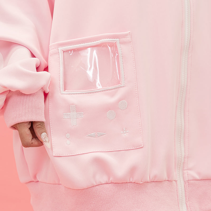 GAME OVER ジャージジャケット ピンク – ACDC RAG