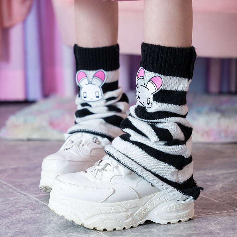 うさたん ボーダーレッグウォーマー – ACDC RAG