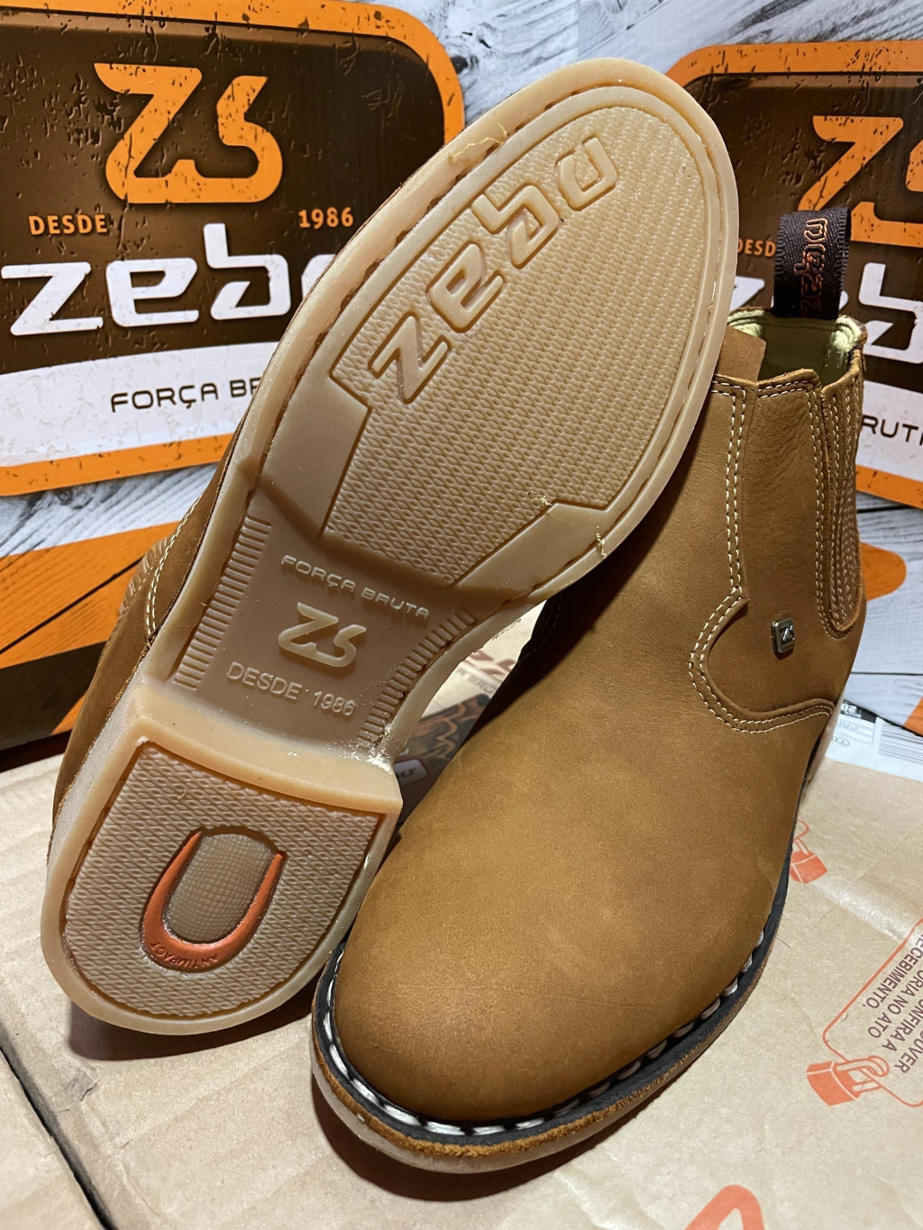 BOTINA ZEBU 64010 CASTOR - VIRA FRANCESA