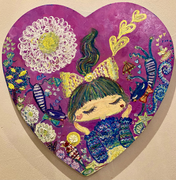 空飛ぶ前衛抽象、画家、サイケデリック、ポップアート作家糸川裕志の