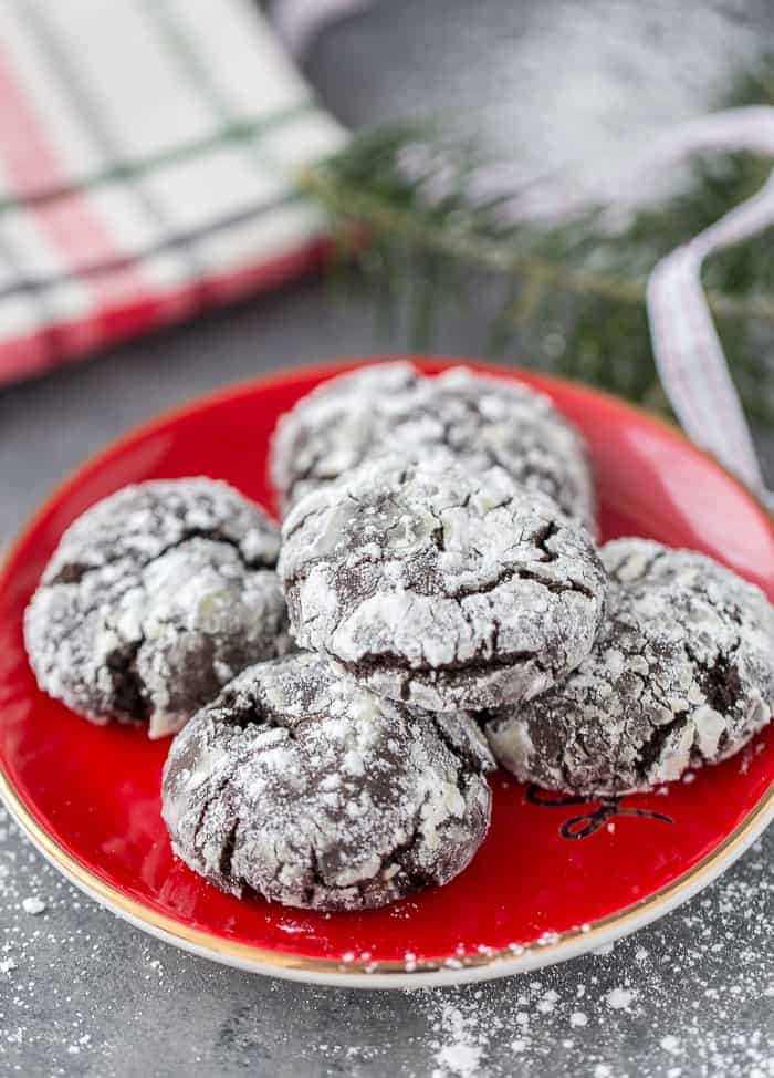 Mexican Chocolate Crinkle Cookies - A Classic Twist