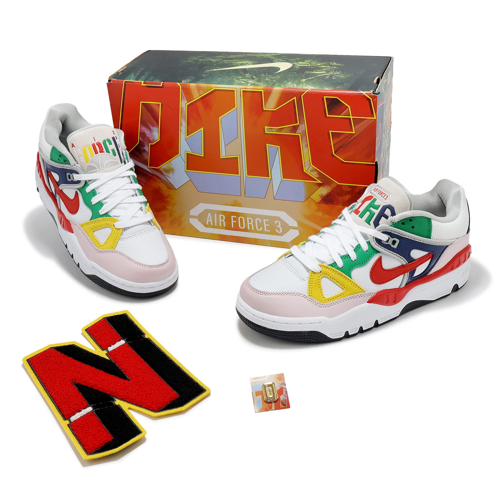 Nike x Nigo Air Force 3 Low SP Multi Otsumo Plaza Japan Men Unisex