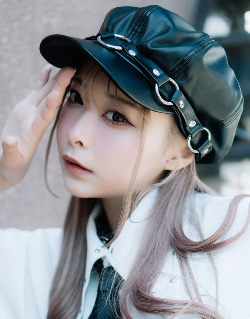 REFLEM【レフレム】Thorn eyeロゴレザーベルト/全2色