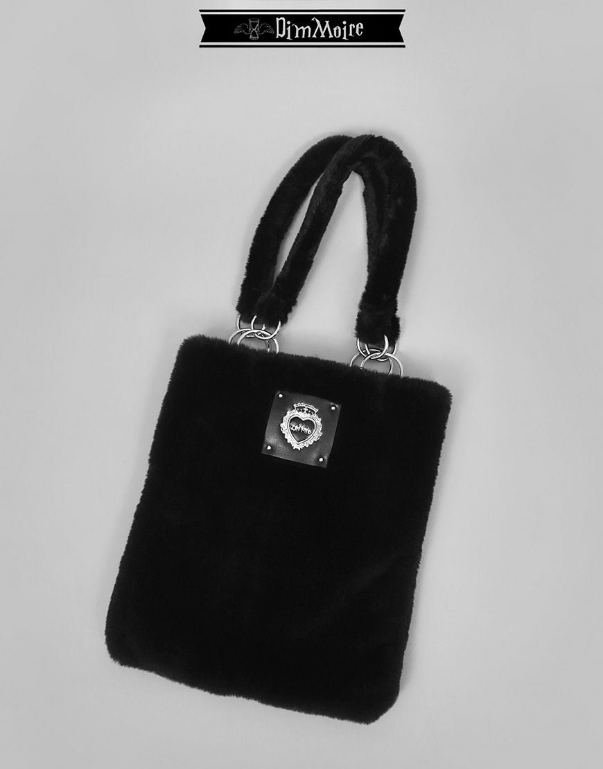 DimMoire【ディムモアール】もこもこトートバッグ/White