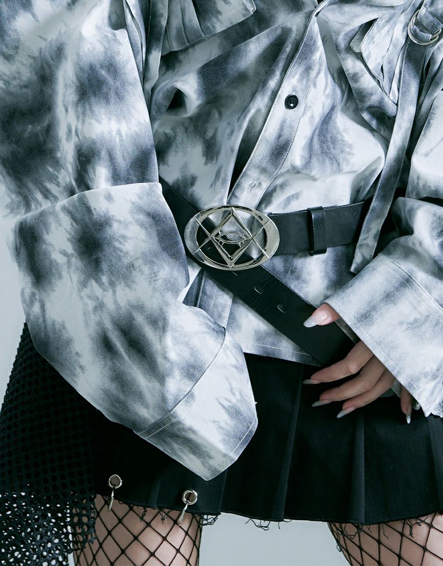 REFLEM【レフレム】Thorn eyeロゴレザーベルト/全2色