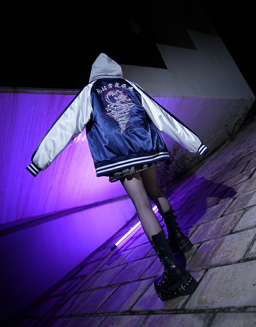 REFLEM【レフレム】REFLEM×DustDevil 刺繍スカジャン/全2色