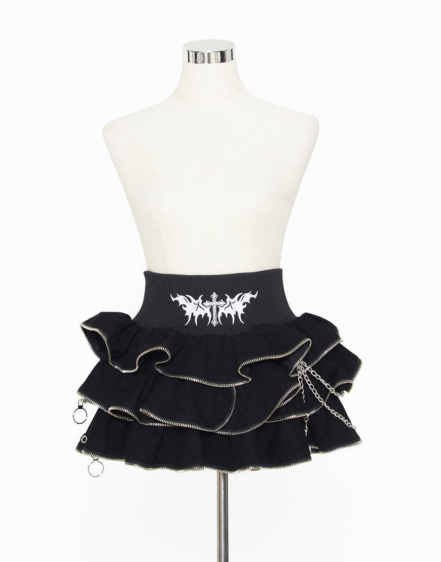 Grrr the Lipper【ガルルザリッパー】悪魔NOジップスカート/全3色