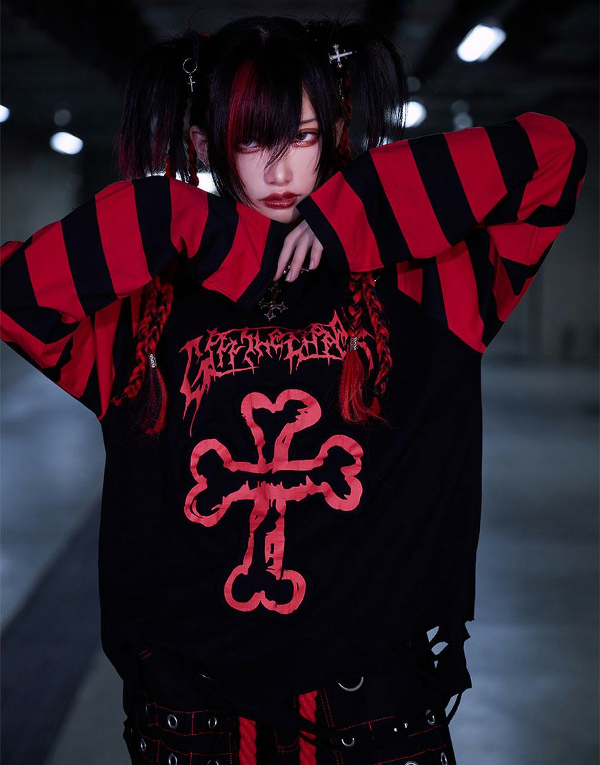 DimMoire【ディムモアール】キャミオフショルT/Black