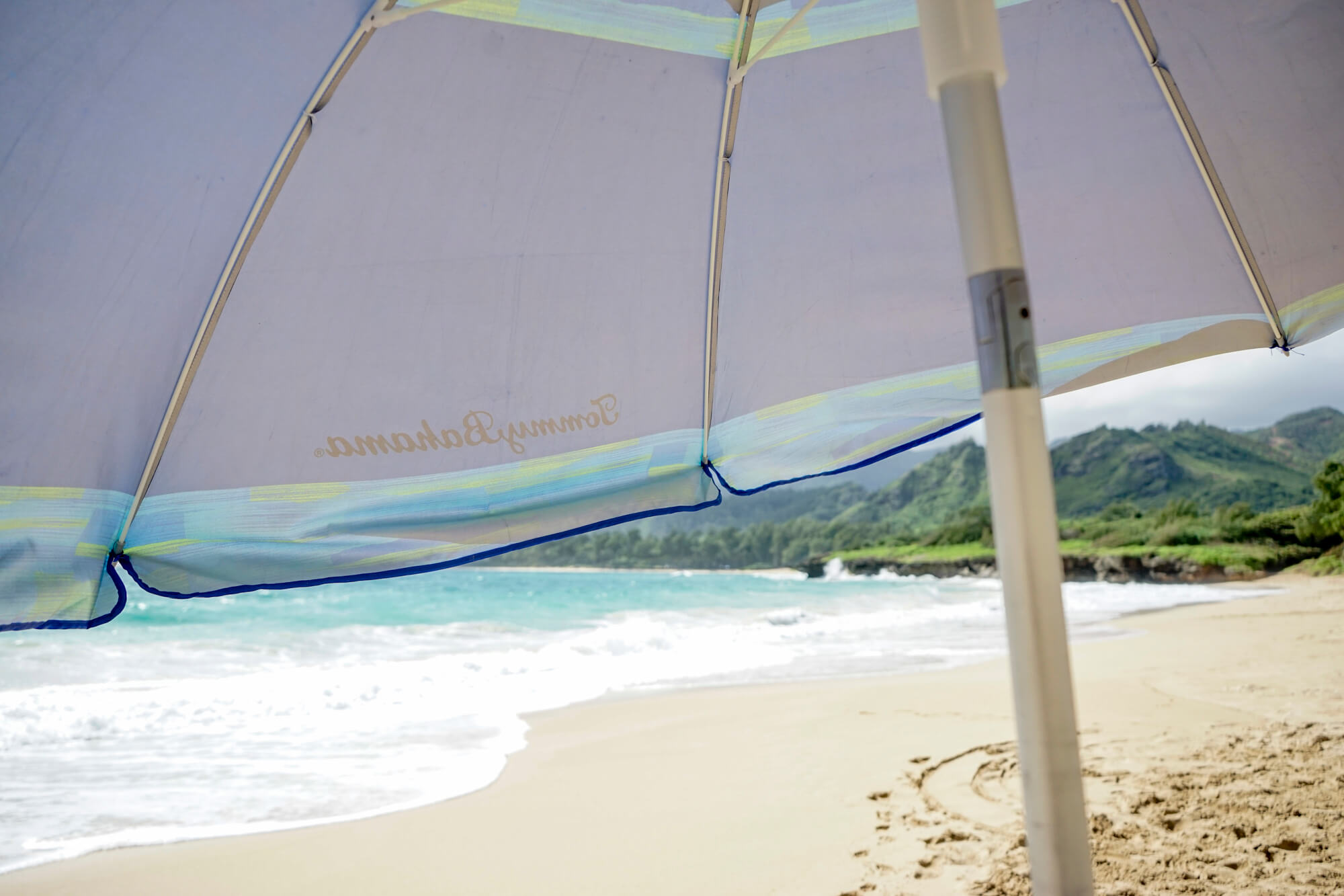 オアフ島ビーチアンブレラレンタル、ノースショアオアフ島ライエ近郊