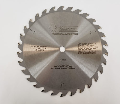 AA CARBIDE E0022203 Chip-free Melamine Trim Saw Blade (ATB) 10