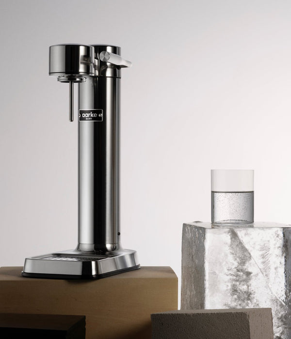 Aarke Carbonator 3 Stainless Steel Re-Crafted - Sparkling Water Maker