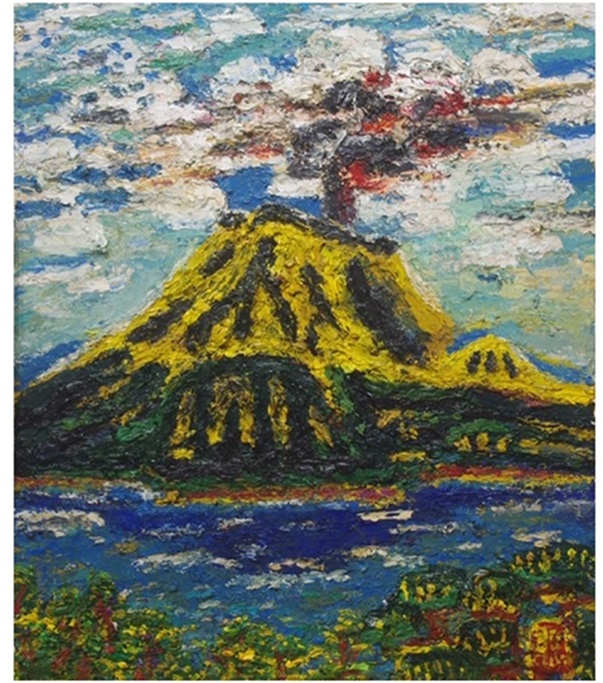 溝部聡 油絵展－呼吸する色と形－」神戸阪急